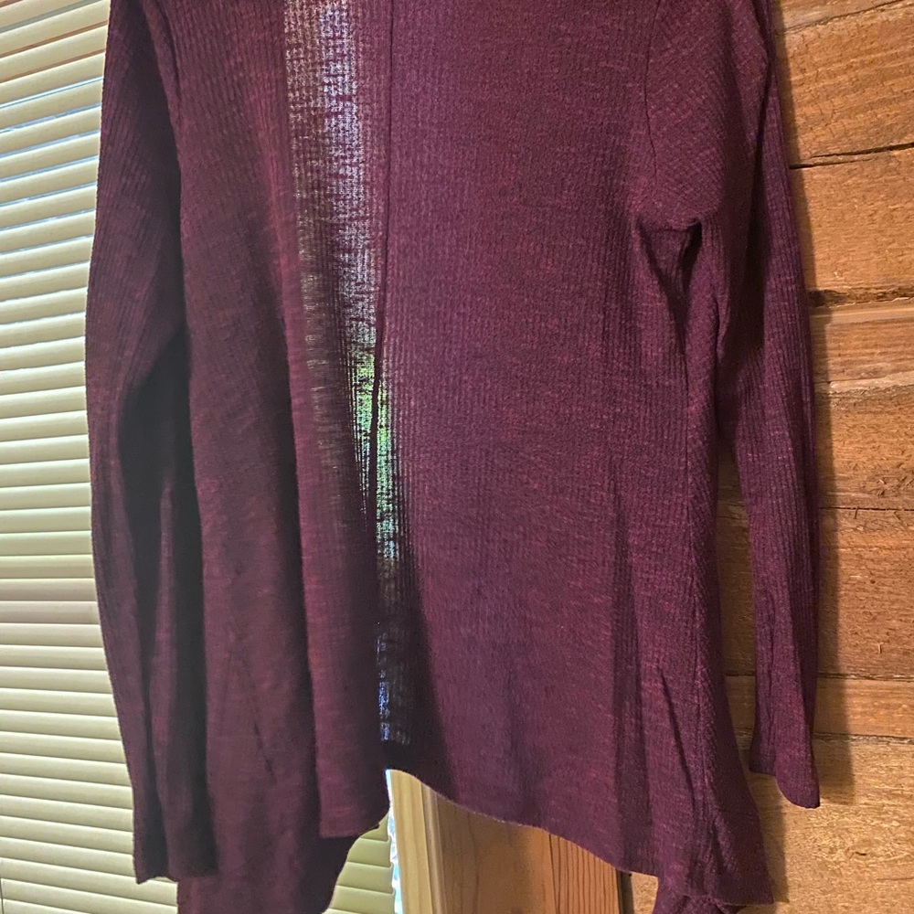 Burgundy Cardigan